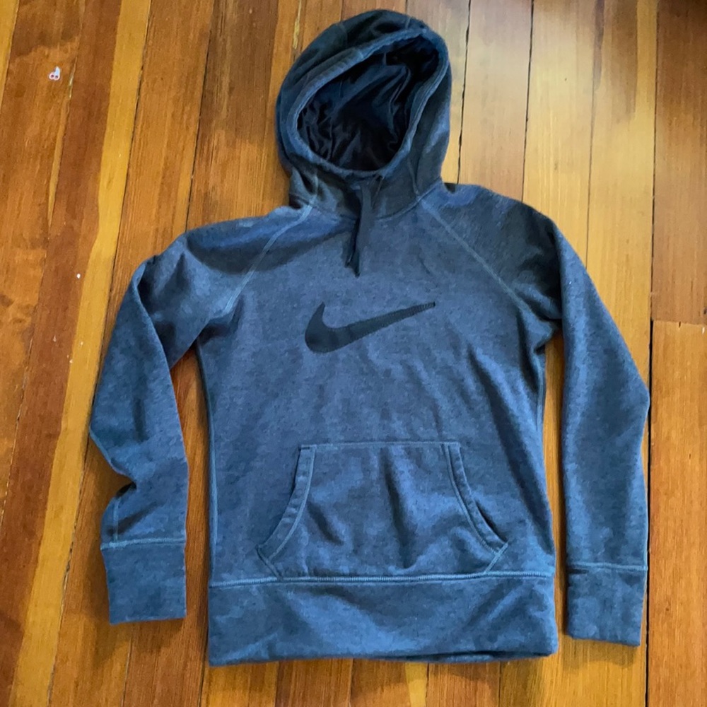 Gray therma hoody by Nike. Size S.